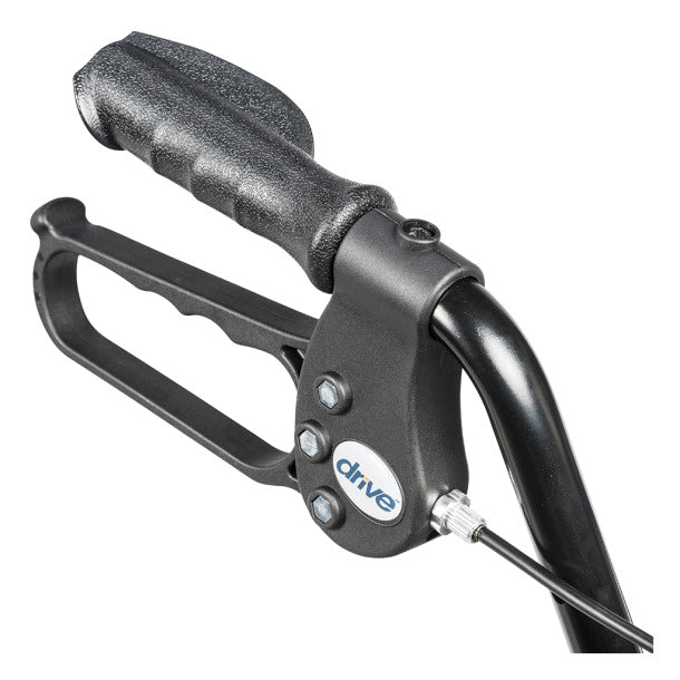 Drive Steel 4 Wheel Rollator with Fold Up Removable Back