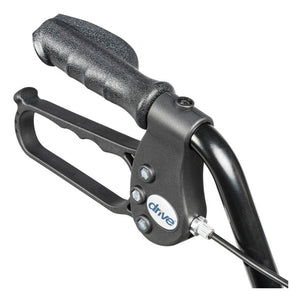 Drive Steel 4 Wheel Rollator with Fold Up Removable Back