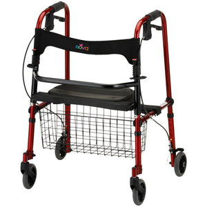Cruiser De-Light Rolling Walker Without Wire Basket