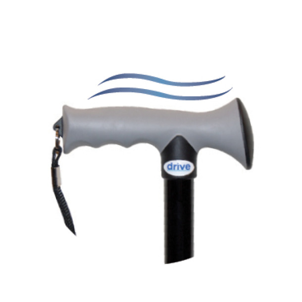 Aluminum Folding Canes with Gel Grip, Height Adjustable-Red Crackle