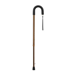 Retractable Ice Tip Cane, Standard Grip, Bronze