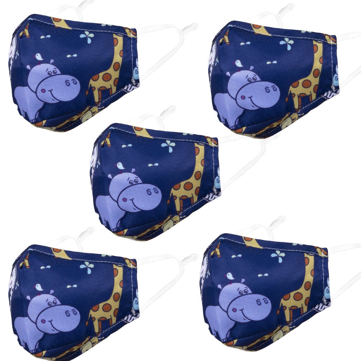 Children's Reusable Cloth Mask-Pink Bears