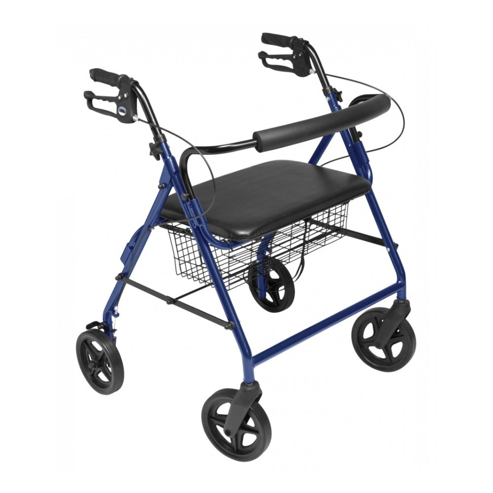 Lumex Walkabout Four-Wheel Imperial Rollator - Blue