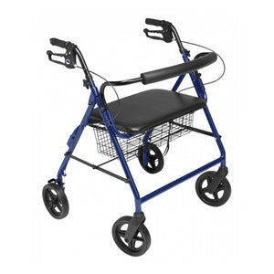 Lumex Walkabout Four-Wheel Imperial Rollator - Blue