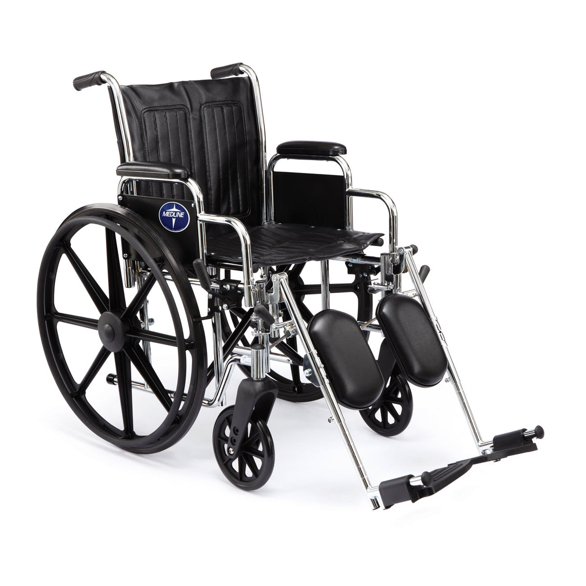 Medline Black Excel 2000 Wheelchair-Removable Desk Length