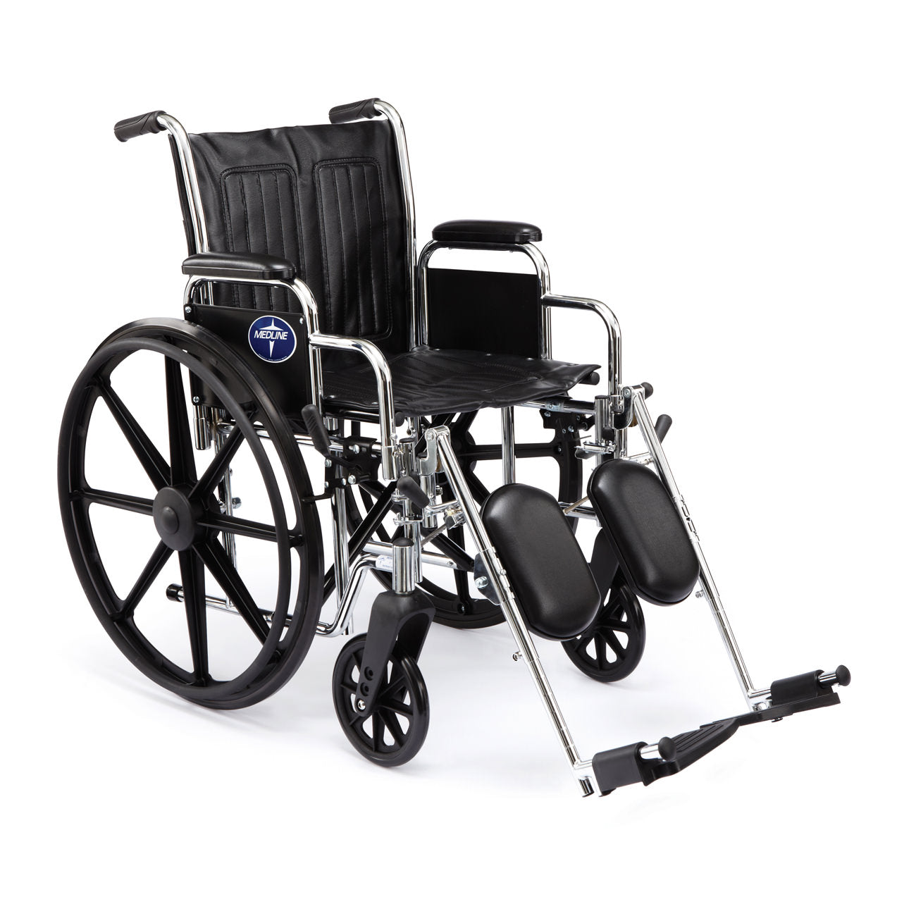 Medline Black Excel 2000 Wheelchair-Removable Desk Length