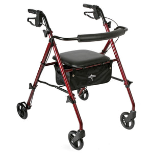 Medline Ultralight Freedom Rollator-Smoky Blue