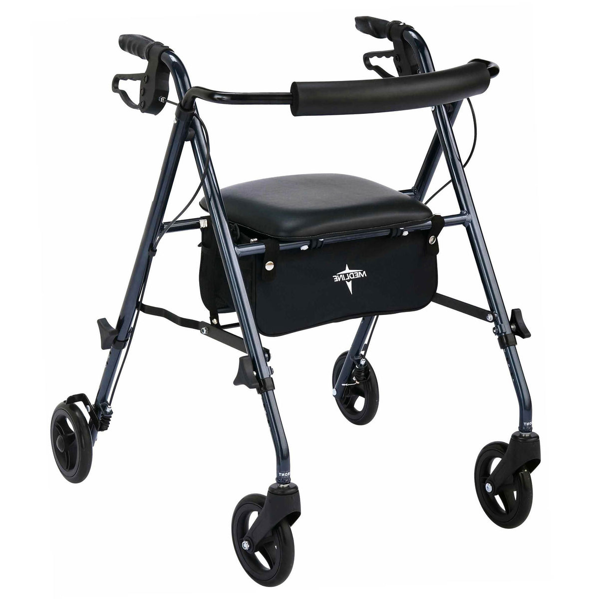 Medline Ultralight Freedom Rollator-Black