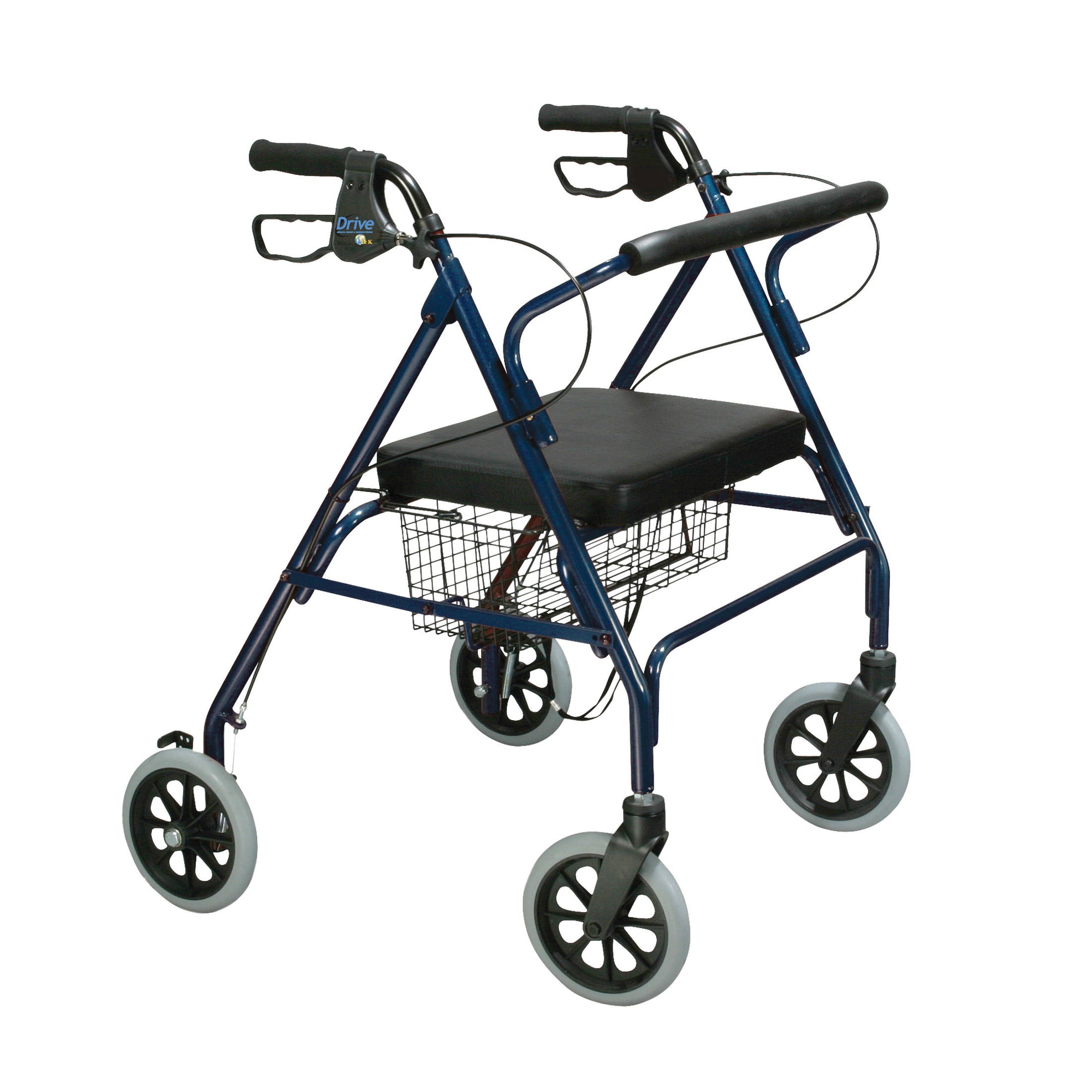 Drive Go-Lite Bariatric Steel Rollator-Blue