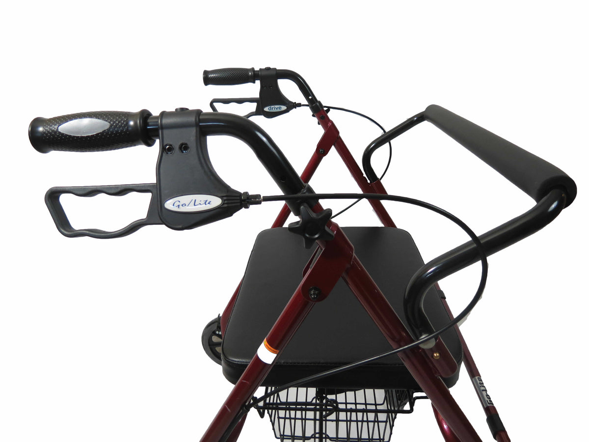 Drive Go-Lite Bariatric Steel Rollator
