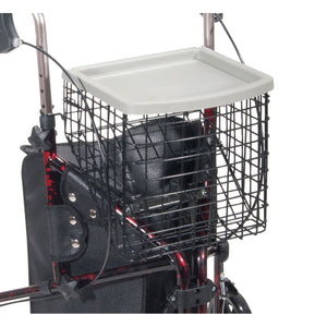 Drive Deluxe 3 Wheel Aluminum Rollator - Close up