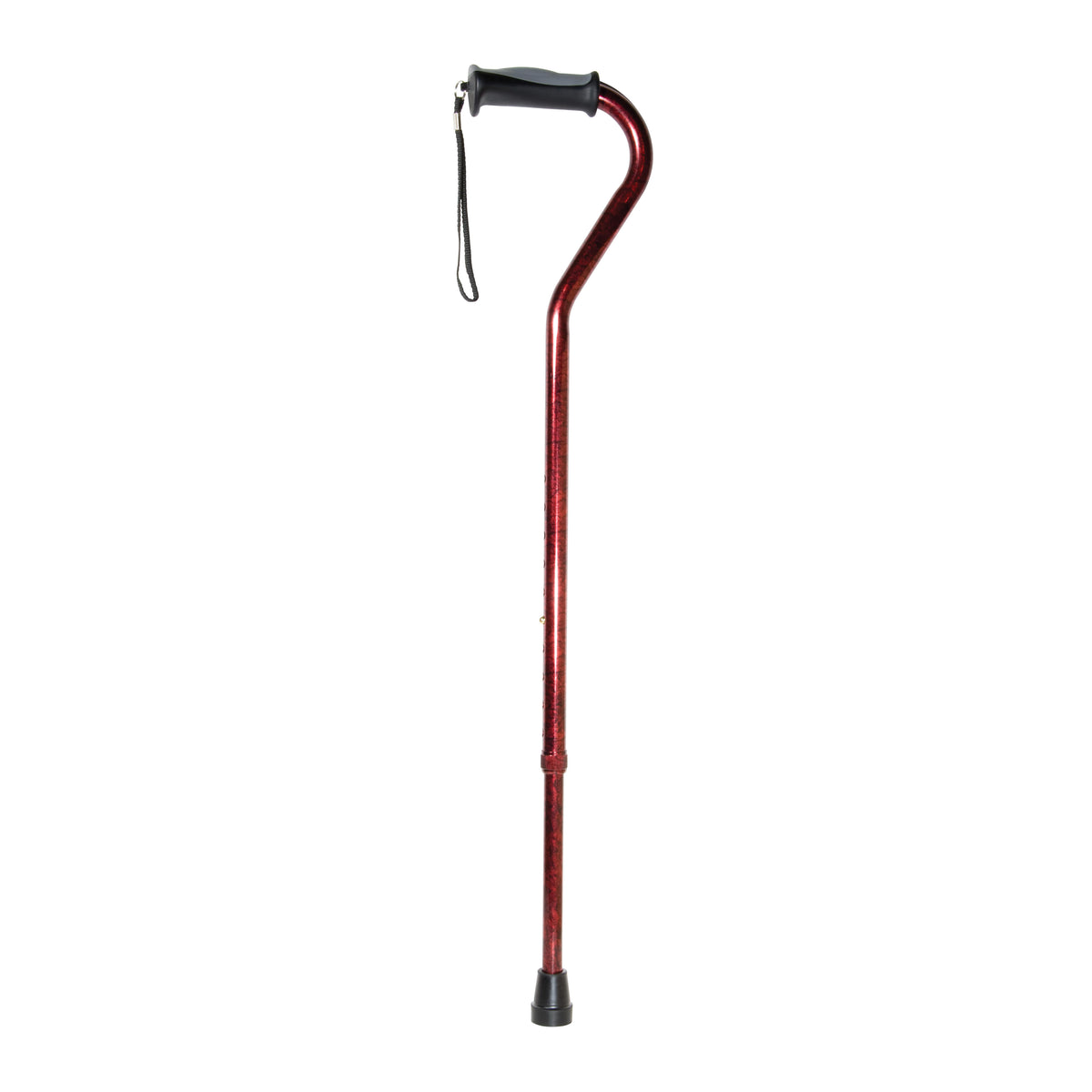 Drive Adjustable Offset Cane with Gel Grip-Blue Crackle