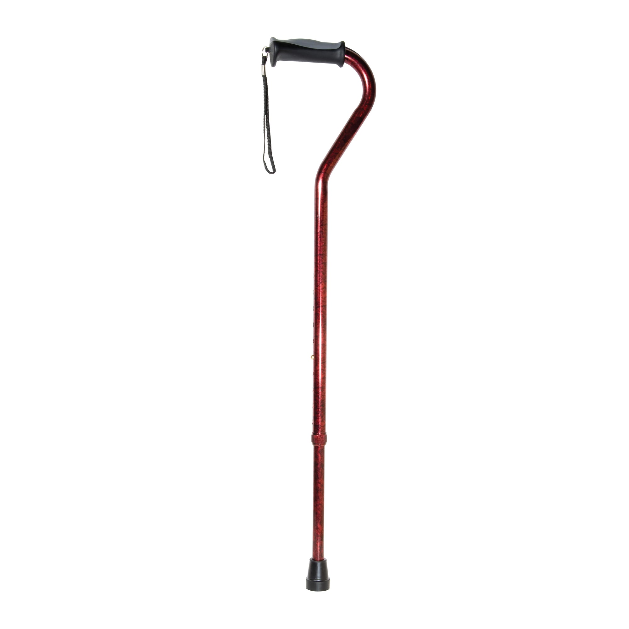 Drive Adjustable Offset Cane with Gel Grip-Blue Crackle