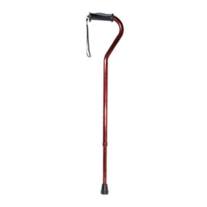 Drive Adjustable Offset Cane with Gel Grip-Blue Crackle