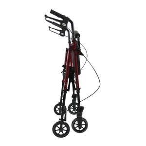 Drive Adjustable Seat Height Rollator - Folded