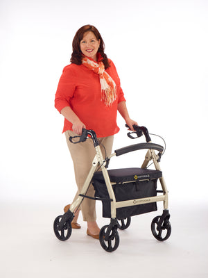 Comodita Spazio Extra Wide Heavy­ Duty Rolling Walker - Life Style