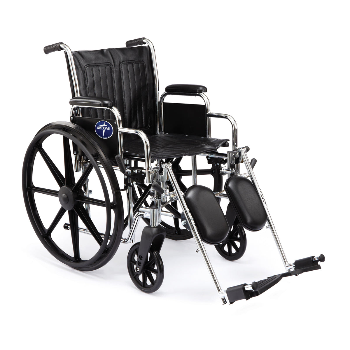 Medline Black Excel 2000 Wheelchair-Removable Desk Length