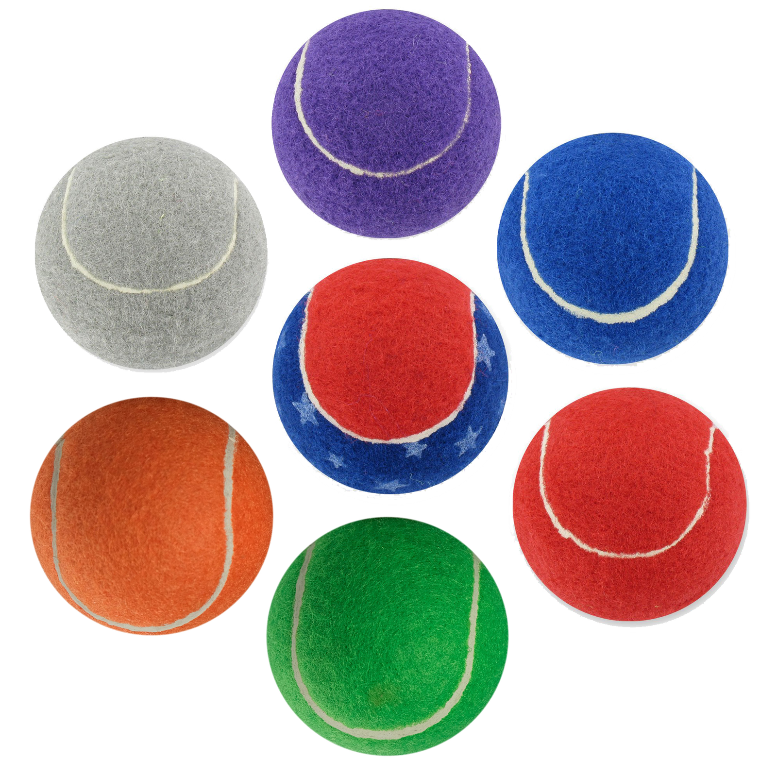 Walkerballs, 1 Pair-Patriotic