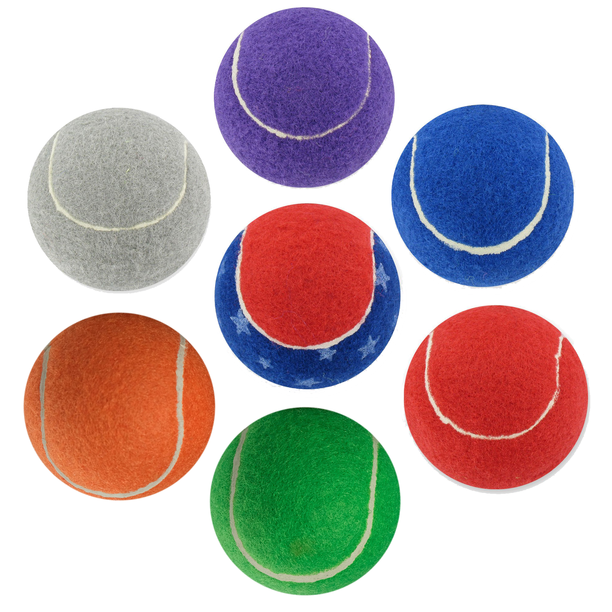 Walkerballs, 1 Pair-Patriotic