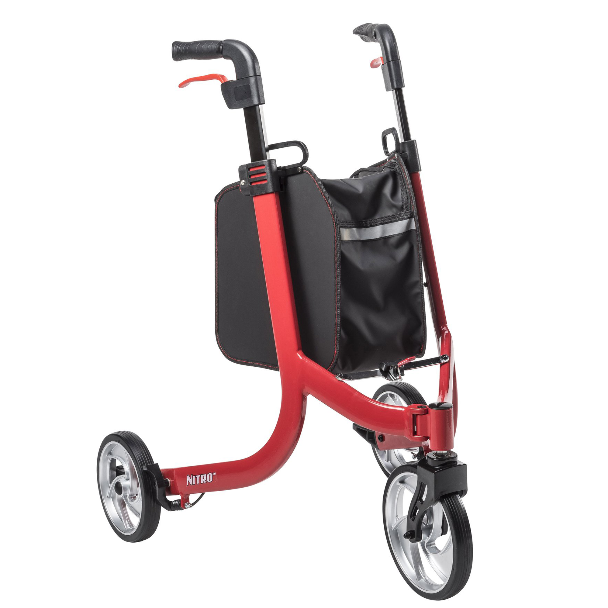 Nitro Euro Style 3-Wheel Rollator Rolling Walker