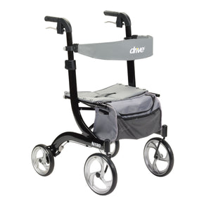 Drive Nitro 4 Wheel Rollator-Black