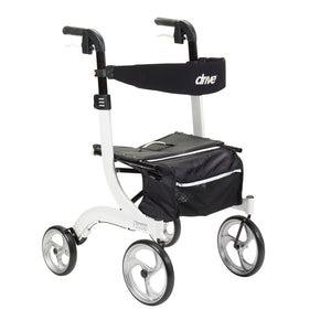 Drive Nitro 4 Wheel Rollator-White