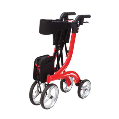 Drive Nitro Euro Style Walker Rollator, Petite - Folded