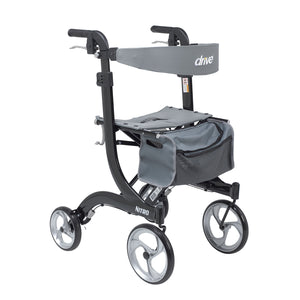 Drive Nitro 4 Wheel Rollator - Tall Height - Black