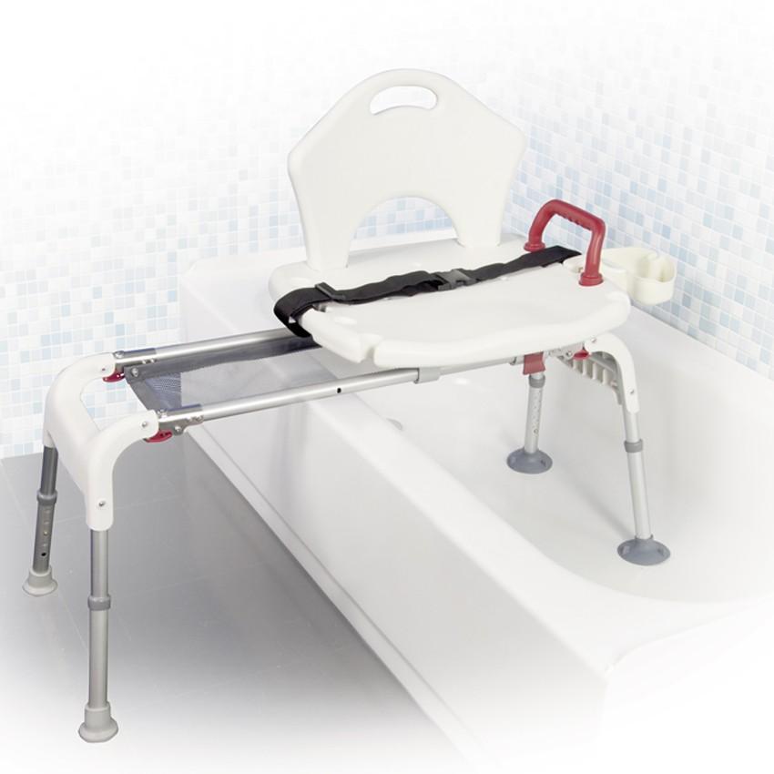 Sliding and Folding Transfer Bench