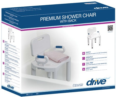 Drive Bath Bench with Back and Arms