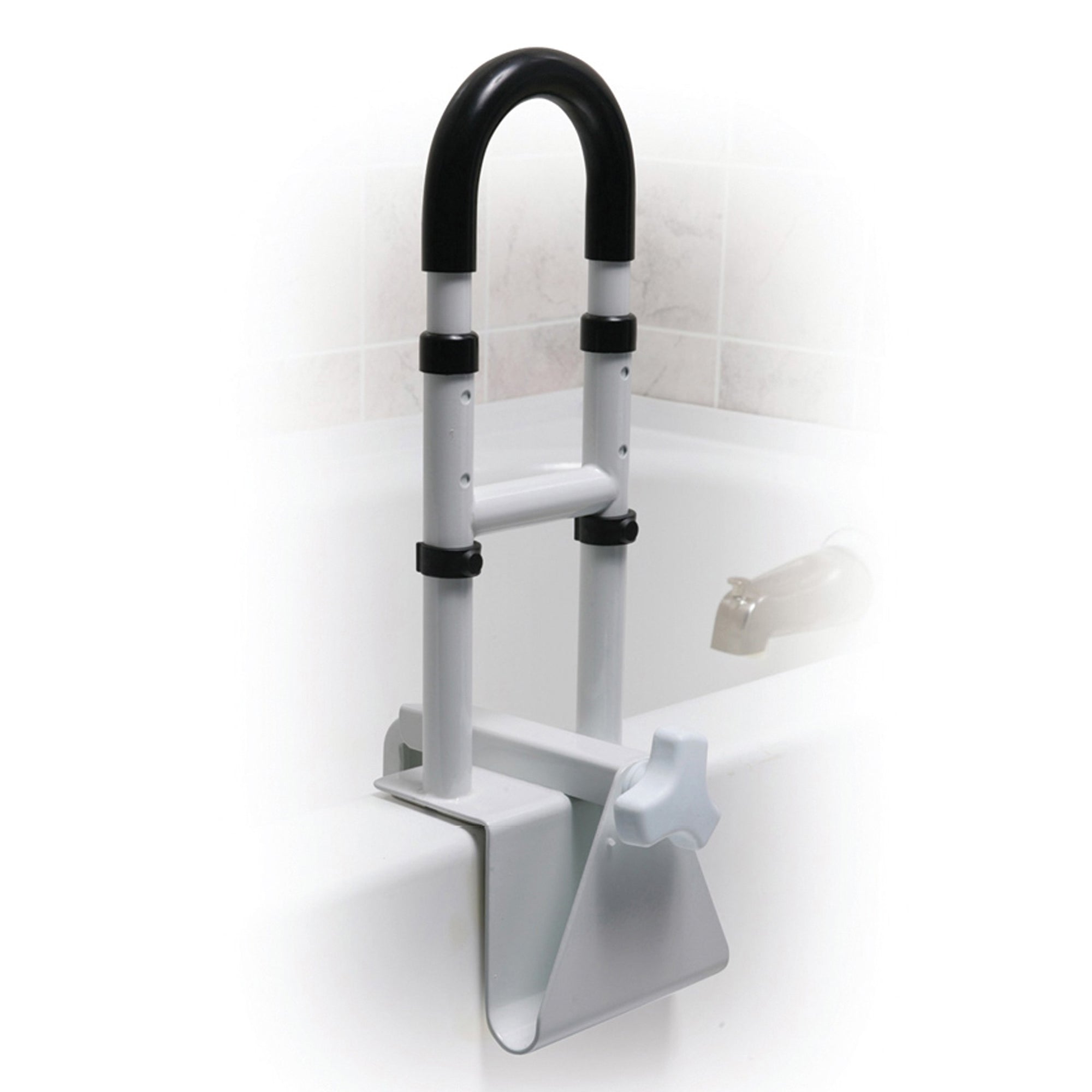 Adjustable Clamp-On Tub Rail